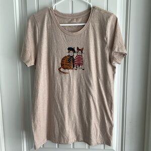 JCrew Collector Tee, size medium but fits like a large IMO